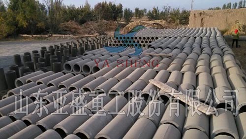 Liaoning Panshan customers use XG hanging roller cement pipe machine production of cement pipe