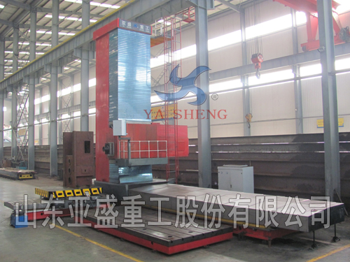 Guangdong customers purchase TK6920 * 8m CNC floor boring and milling machine
