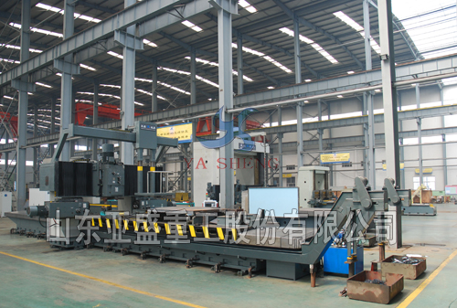 Liaoning customers purchase XK2425 * 8m CNC fixed beam gantry milling machine