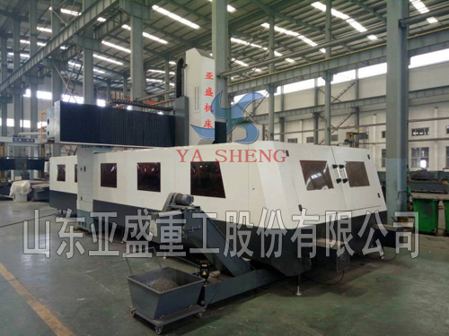 Jiangsu customers purchase XK2420 * 4m CNC fixed beam fixed column gantry milling machine